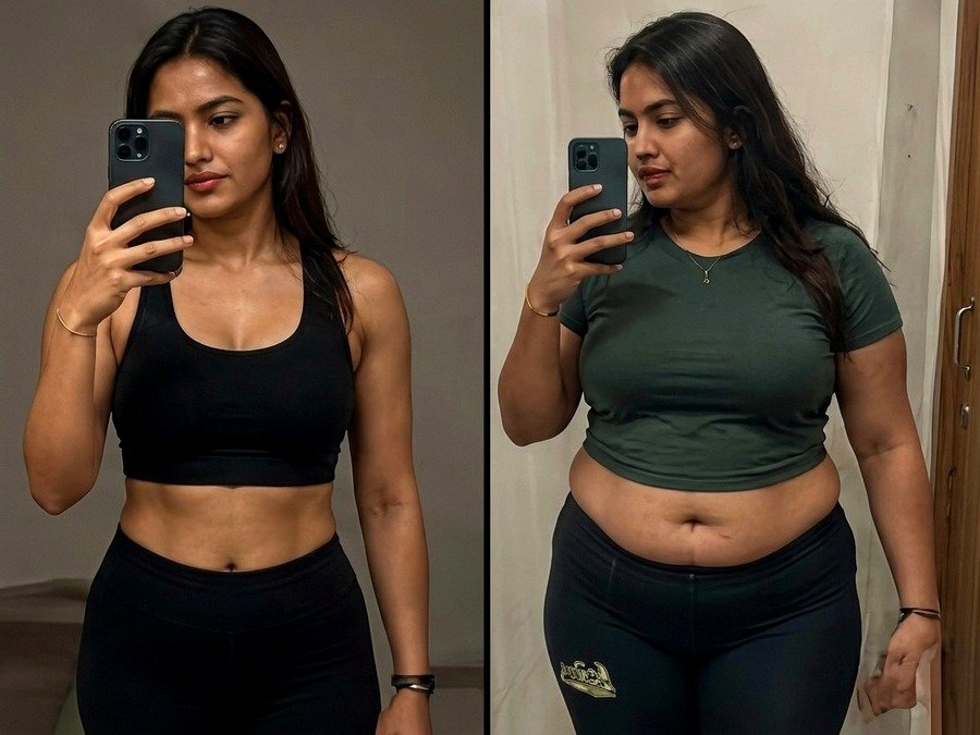Dr. Pooja K. Transformation Before and After