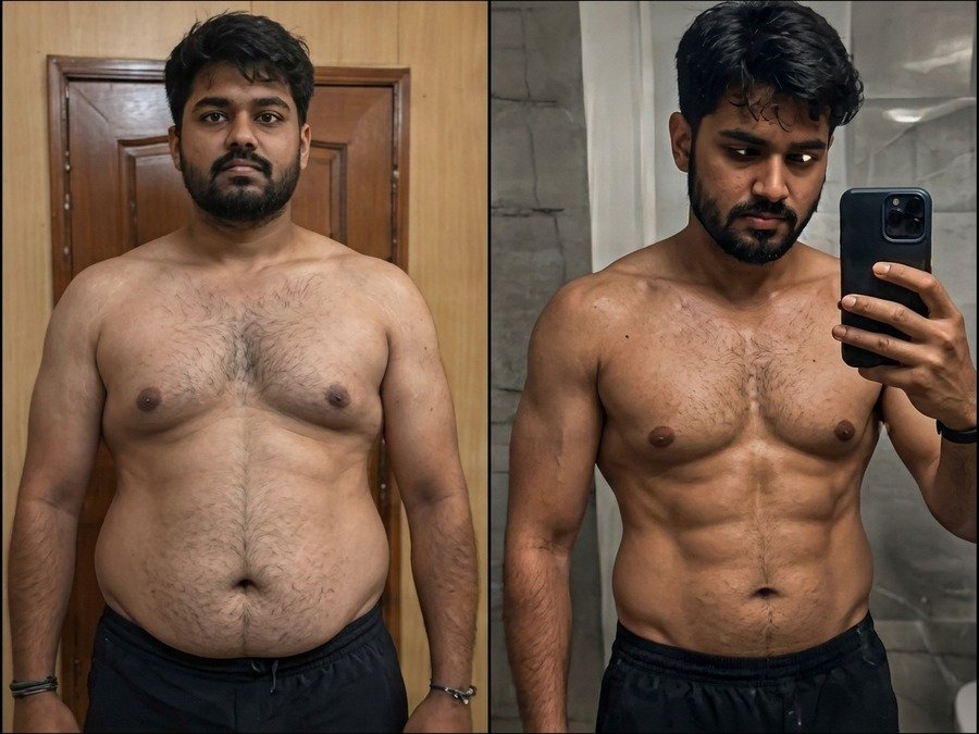 Rohit S. Transformation Before and After